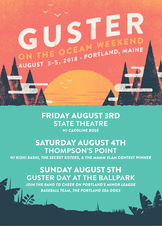 Guster's On The Ocean Weekend expands to three days Aug 11-13 in Portland;  line-up announced and tickets on sale this Friday